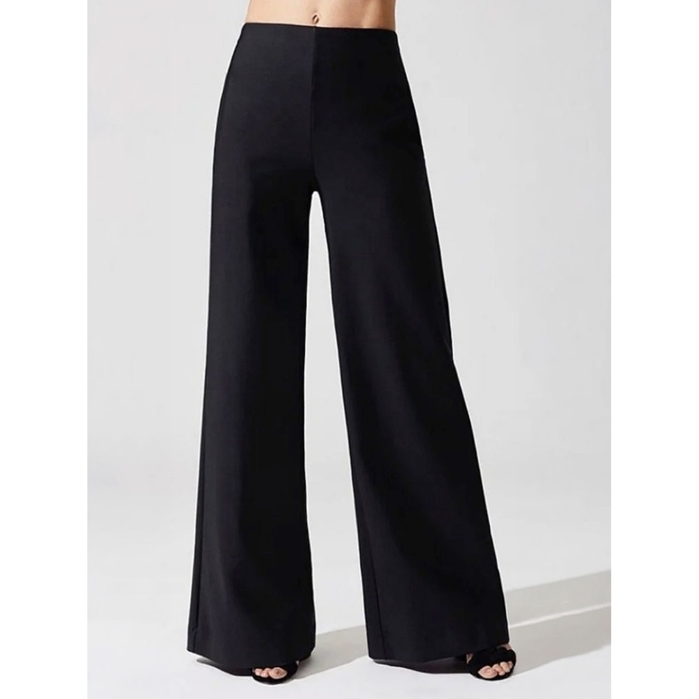 Carbon38 Classic Wide-Leg Trousers In Black Medium - Picture 3 of 13